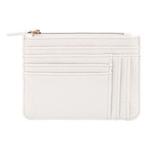 Buxton Women's Colorful Premium Faux Leather Slot Coin Case Purse